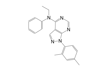 1H-pyrazolo[3,4-d]pyrimidin-4-amine, 1-(2,4-dimethylphenyl)-N-ethyl-N-phenyl-