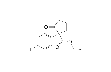 Cyclopentanecarboxylic acid, 1-(4-fluorophenyl)-2-oxo-, ethyl ester