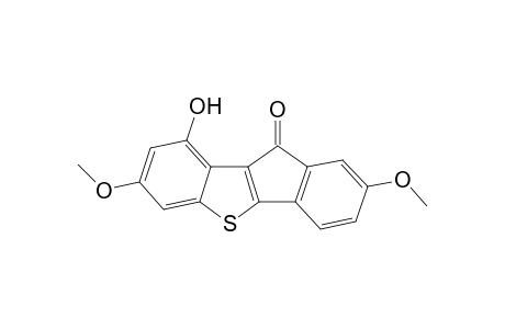 2,7-Dimethoxy-9-oxidanyl-indeno[1,2-b][1]benzothiol-10-one