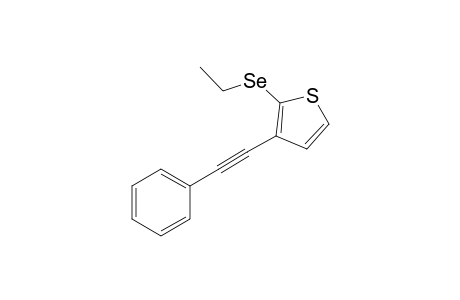 2-(Ethylselenyl)-3-(phenylethynyl)thiophene