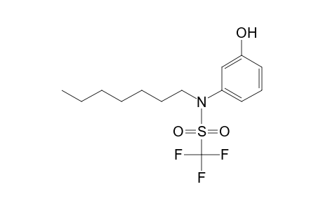 Methanesulfonamide, 1,1,1-trifluoro-N-heptyl-N-(3-hydroxyphenyl)-
