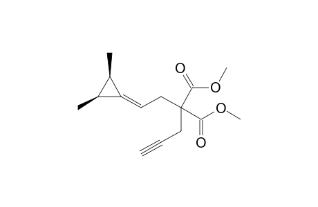 Dimethyl (2R*,3S*)-[(2,3-dimethyl)cyclopropylidene)ethyl](2-propyn-1-yl)malonate