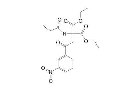 DIETHYL-2-[2-(3-NITROPHENYL)-2-OXOETHYL]-PROPIONAMIDO-MALONATE