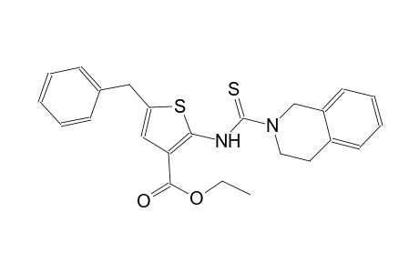 ethyl 5-benzyl-2-[(3,4-dihydro-2(1H)-isoquinolinylcarbothioyl)amino]-3-thiophenecarboxylate