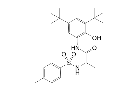 N-(p-Toluenesulfonyl)-dl-alanine-3,5-di-tertbutyl-2-phenolamide