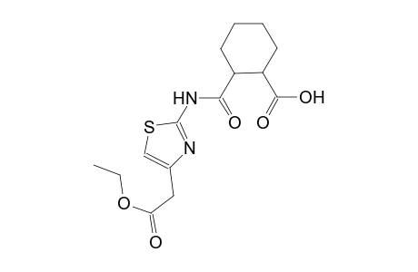 2-({[4-(2-ethoxy-2-oxoethyl)-1,3-thiazol-2-yl]amino}carbonyl)cyclohexanecarboxylic acid