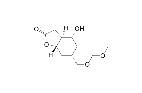 rel-(3aS,4R,6S,7aS)-4-hydroxy-6-(methoxymethoxymethyl)3a,4,5,6,7,7a-hexahydrobenzo[b]furan-2(3H)-one