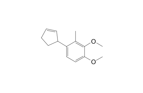 1-(1-cyclopent-2-enyl)-3,4-dimethoxy-2-methylbenzene