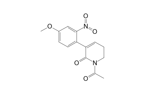 5,6-Dihydro-1-Acetyl-3-(4-methoxy-2-nitrophenyl)pyridin-2(1H)-one