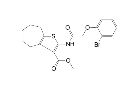 ethyl 2-{[(2-bromophenoxy)acetyl]amino}-5,6,7,8-tetrahydro-4H-cyclohepta[b]thiophene-3-carboxylate