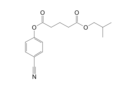 Glutaric acid, 4-cyanophenyl isobutyl ester