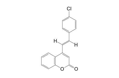 trans-4-(p-CHLOROSTYRYL)COUMARIN
