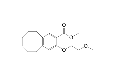 Methyl 2-(2'-Methoxyethoxy-5,6,7,8,9,10-hexahydrobenzocycloocten-3-ylcarboxylate