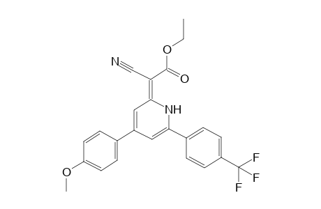 Ethyl (Z)-2-cyano-2-{4-(4-methoxyphenyl)-6-[4-(trifluoromethyl)phenyl]pyridin2(1H)-ylidene}acetate