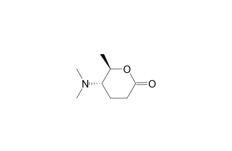 2H-Pyran-2-one, 5-(dimethylamino)tetrahydro-6-methyl-, (5S-trans)-