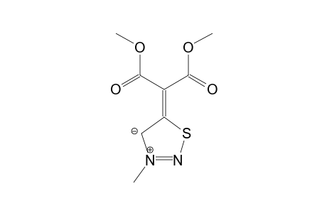 5-[BIS-(METHOXYCARBONYL)-METHYLENE]-3-METHYL-4,5-DIHYDRO-1,2,3-THIADIAZOL-3-IUM-4-IDE