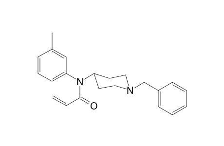 N-(1-Benzylpiperidin-4-yl)-N-3-methylphenylprop-2-enamide