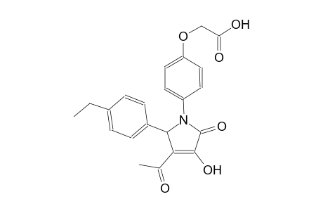 acetic acid, [4-[3-acetyl-2-(4-ethylphenyl)-2,5-dihydro-4-hydroxy-5-oxo-1H-pyrrol-1-yl]phenoxy]-