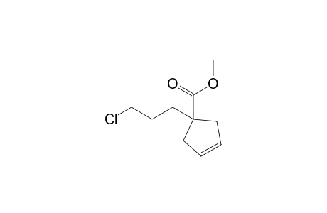 Methyl 1-(3'-chloropropyl)-cyclopent-3-ene-1-carboxylate