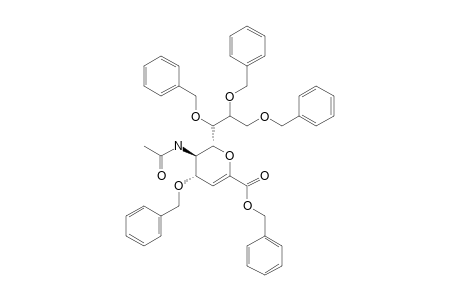 BENZYL-5-ACETAMIDO-4,7,8,9-TETRA-O-BENZYL-7-HYDROXY-3,5-DIDEOXY-D-GLYCERO-D-GALACTO-NON-2-ENOATE
