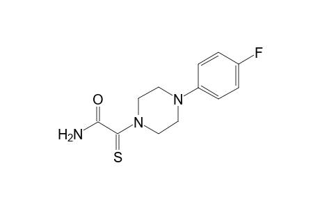 2-[4-(4-fluorophenyl)-1-piperazinyl]-2-sulfanylideneacetamide