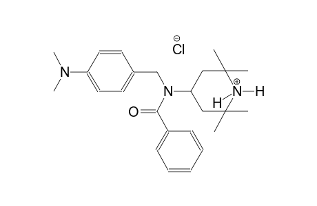 piperidinium, 4-[benzoyl[[4-(dimethylamino)phenyl]methyl]amino]-2,2,6,6-tetramethyl-, chloride