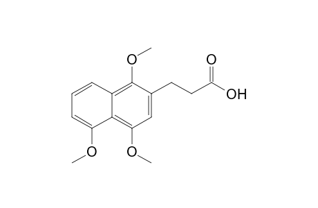 3-(1,4,5-trimethoxy-2-naphthalenyl)propanoic acid