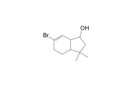 6-Bromo-2,3,3a,4,5,7a-hexahydro-3,3-dimethyl-1H-inden-1-ol