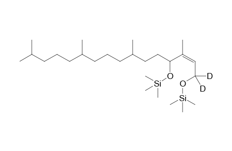 (1-2H2)-1,4-di-trimethylsilyloxy-3,7,11,15-tetramethylhexadec-2(Z)-ene