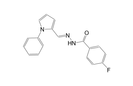 4-fluoro-N'-[(E)-(1-phenyl-1H-pyrrol-2-yl)methylidene]benzohydrazide