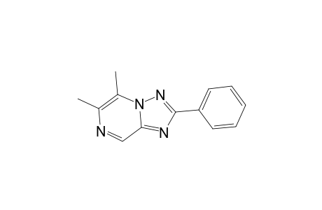 s-Triazolo[1,5-a]pyrazine, 5,6-dimethyl-2-phenyl-