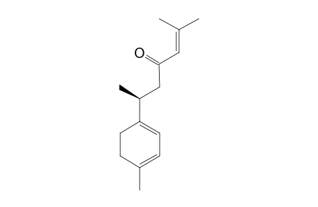(6S)-2-methyl-6-(4-methyl-1,3-cyclohexadien-1-yl)-2-hepten-4-one