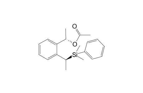 (1RS)-1-{2-[(1RS)-1-Dimethyl(phenyl)silylethyl]phenyl}ethyl acetate