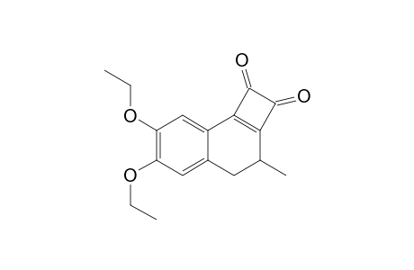 6,7-Diethoxy-3-methyl-3,4-dihydrocyclobuta[a]naphthalen-1,2-dione