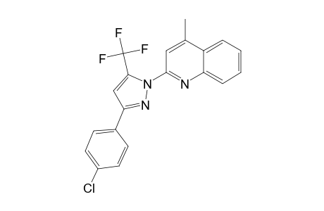 1-(4'-METHYLQUINOLIN-2'-YL)-3-(PARA-CHLOROPHENYL)-5-TRIFLUOROMETHYL-PYRAZOLE