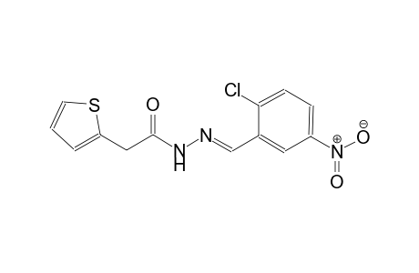 N'-[(E)-(2-chloro-5-nitrophenyl)methylidene]-2-(2-thienyl)acetohydrazide
