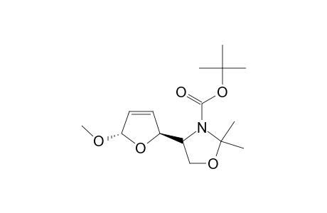 1,1-DIMETHYLETHYL-[2S-[2-ALPHA-(R*)-5-ALPHA]]-4-(2,5-DIHYDRO-5-METHOXY-2-FURANYL)-2,2-DIMETHYL-3-OXAZOLIDINECARBOXYLATE