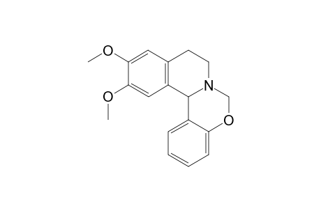 11,12-dimethoxy-8,9-dihydro-6H,13bH-isoquino-2,1-c[1,3]benzoxazine