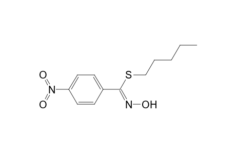 S-pentyl N-hydroxy-4-nitrobenzenecarboximidothioate