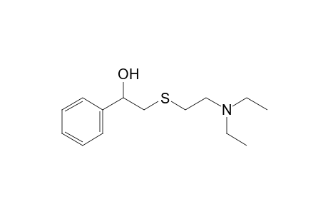 alpha-{{[2-(diethylamino)ethyl]thio}methyl}benzyl alcohol