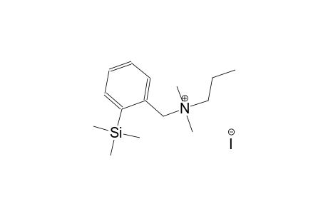 benzenemethanaminium, N,N-dimethyl-N-propyl-2-(trimethylsilyl)-, iodide