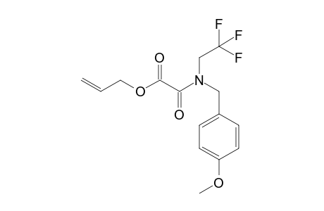 Allyl 2-oxo-2-[(4-methoxybenzyl)(2,2,2-trifluoroethyl)amino]acetate