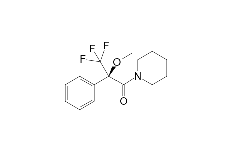 (2R)-3,3,3-trifluoro-2-methoxy-2-phenyl-1-(1-piperidinyl)-1-propanone
