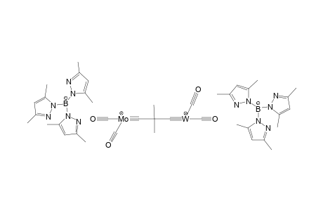 [HYDRIDOTRIS-(3,5-DIMETHYLPYRAZOLYL)-BORATE]-(CO)(2)-W=C-C(CH3)(2)-C=MO-(CO)(2)-[HYDRIDOTRIS-(3,5-DIMETHYLPYRAZOLYL)-BORATE]