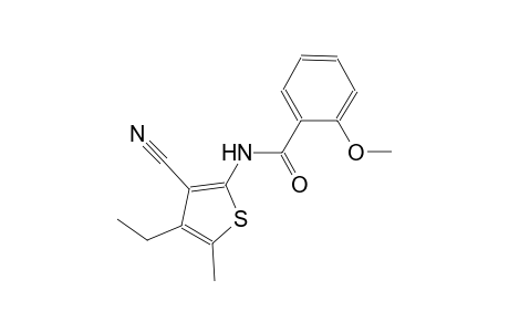 N-(3-cyano-4-ethyl-5-methyl-2-thienyl)-2-methoxybenzamide