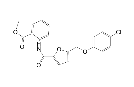 methyl 2-({5-[(4-chlorophenoxy)methyl]-2-furoyl}amino)benzoate