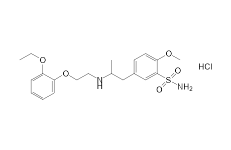 5-{2-{[2-(o-ethoxyphenoxy)ethyl]amino}propyl}-2-methoxy-benzenesulfonamide, monohydrochloride
