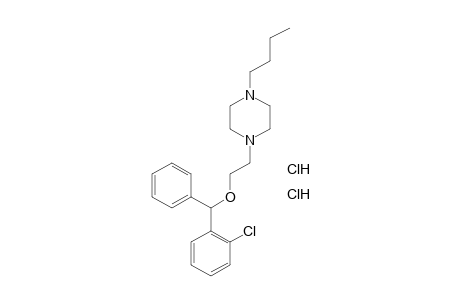 1-BUTYL-4-[2-(2-CHLOROBENZHYDRYLOXY)ETHYL]PIPERAZINE, DIHYDROCHLORIDE
