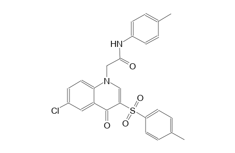 1-quinolineacetamide, 6-chloro-1,4-dihydro-N-(4-methylphenyl)-3-[(4-methylphenyl)sulfonyl]-4-oxo-