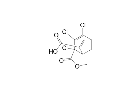 Bicyclo[3.2.1]octa-3,6-diene-2,7-dicarboxylic acid, 2,3,4-trichloro-, 2-methyl ester, exo-